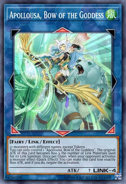 Apollousa, Bow of the Goddess (V.1 - Secret Rare)