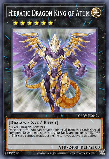Hieratic Dragon King of Atum