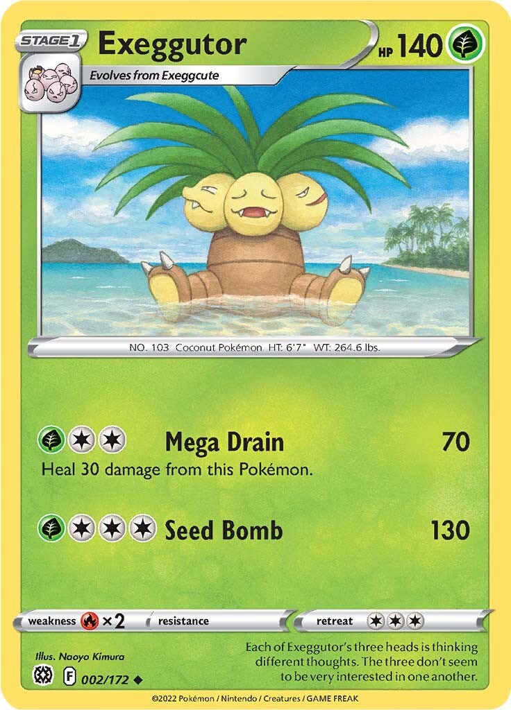 Exeggutor [Mega Drain | Seed Bomb]