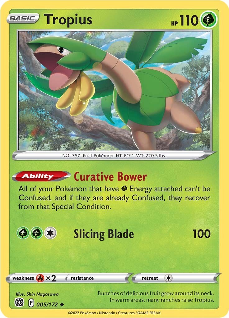 Tropius [Curative Bower | Slicing Blade]