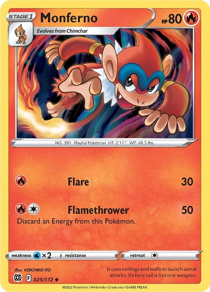 Monferno [Flame | Flamethrower]