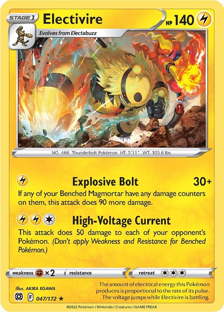 Electivire [Explosive Bolt | High-Voltage Current]