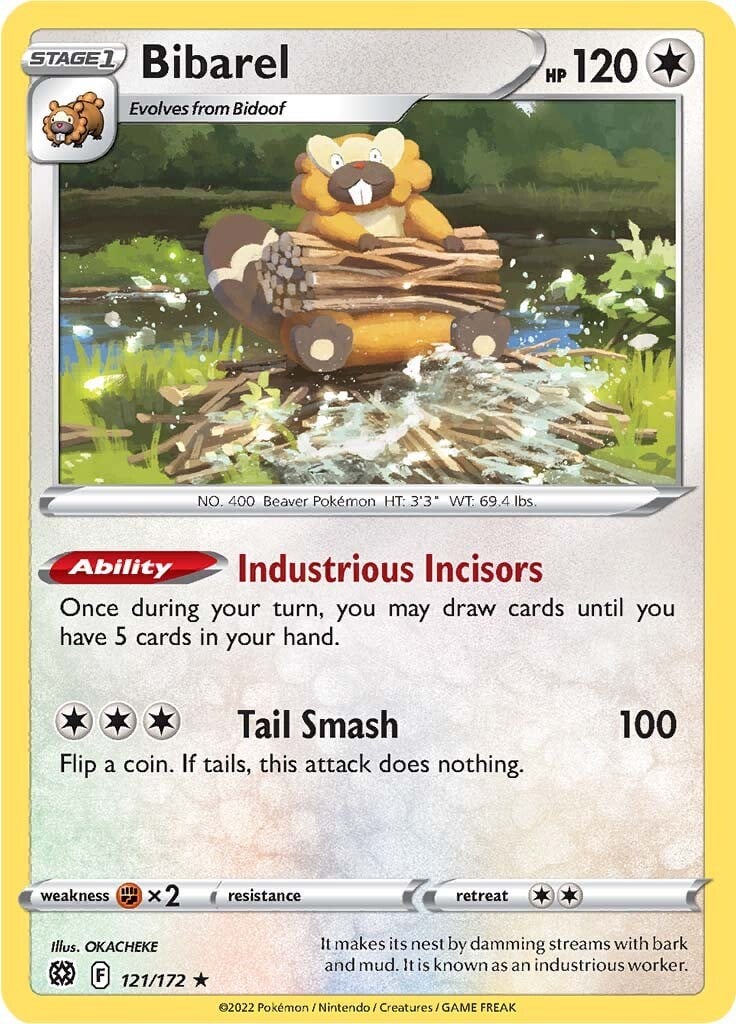 Bibarel [Industrious Incisors | Tail Smash]
