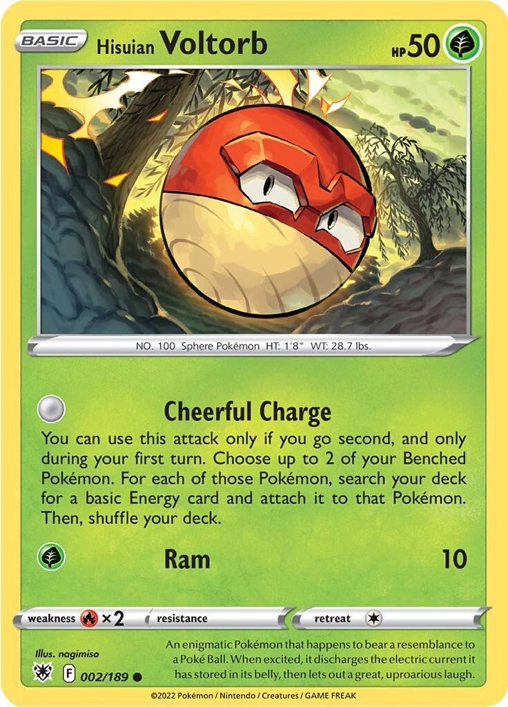 Hisuian Voltorb [Cheerful Charge | Ram]