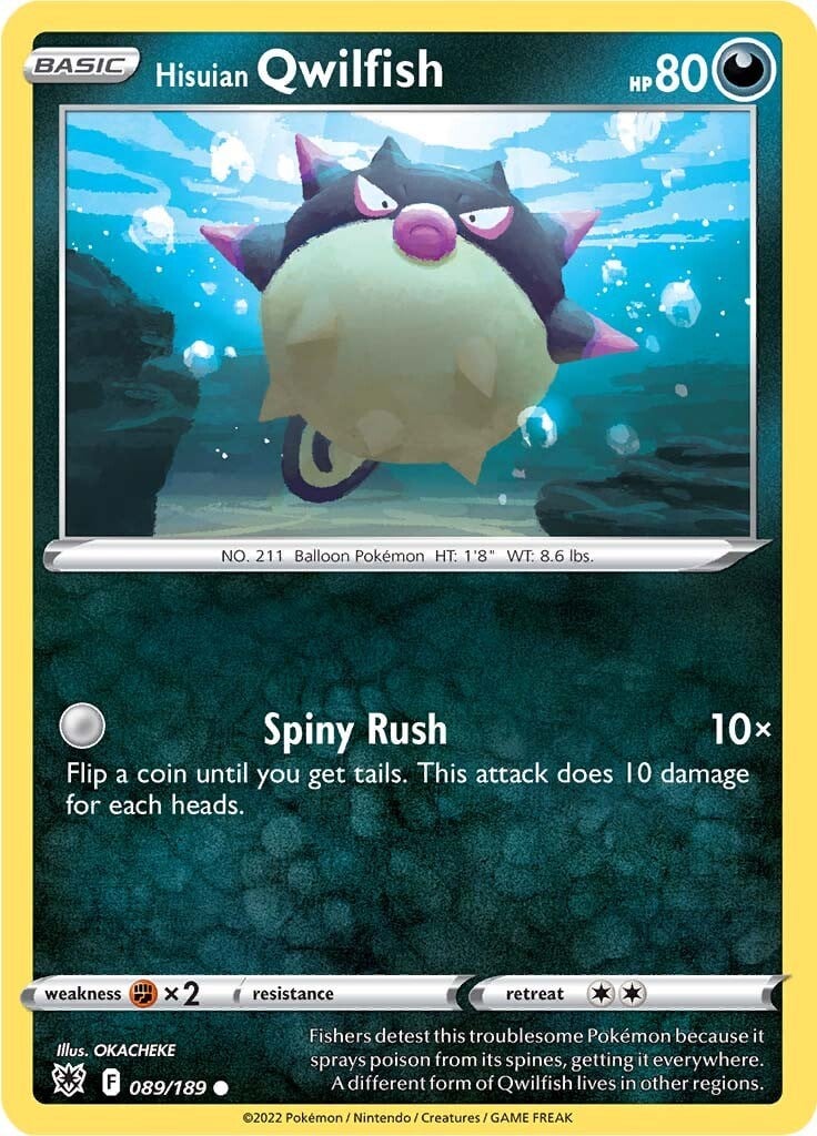 Hisuian Qwilfish [Spiny Rush]