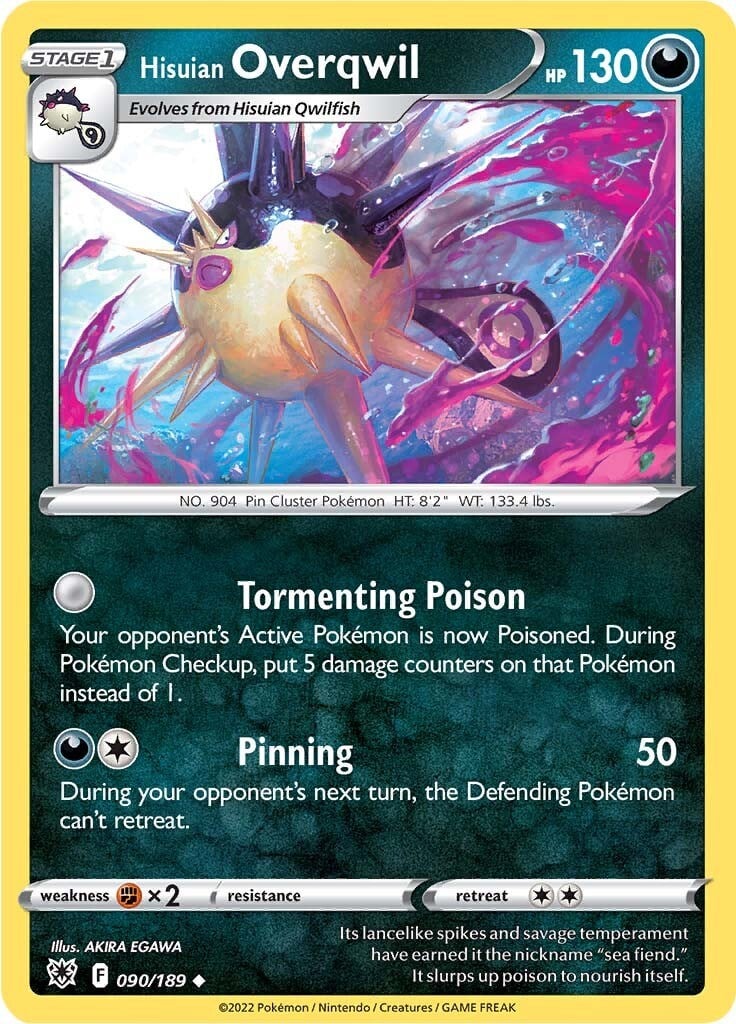 Hisuian Overqwil [Tormenting Poison | Pinning]