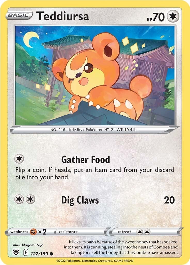 Teddiursa [Gather Food | Dig Claws]