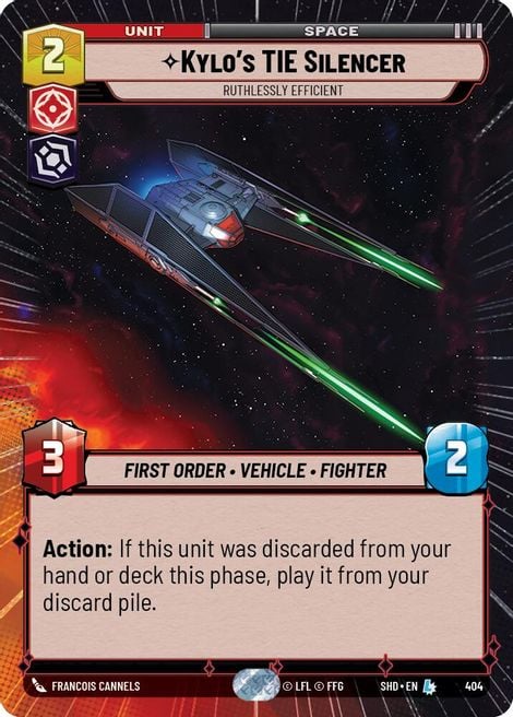 Kylo's TIE Silencer, Ruthlessly Efficient