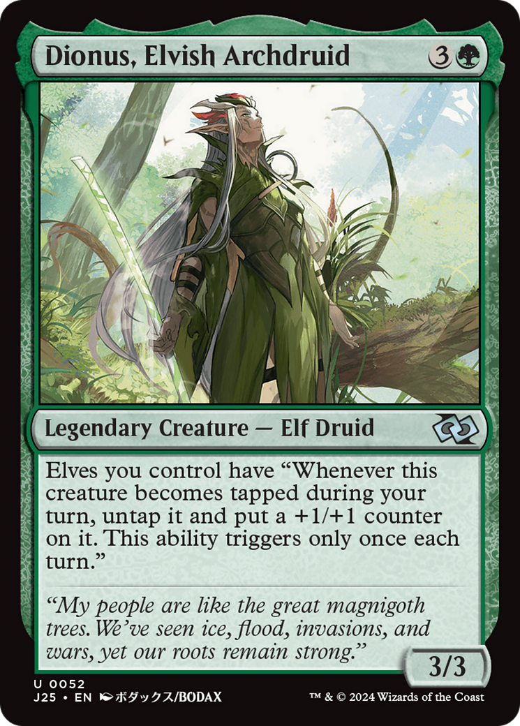Dionus, Elvish Archdruid — 1/2