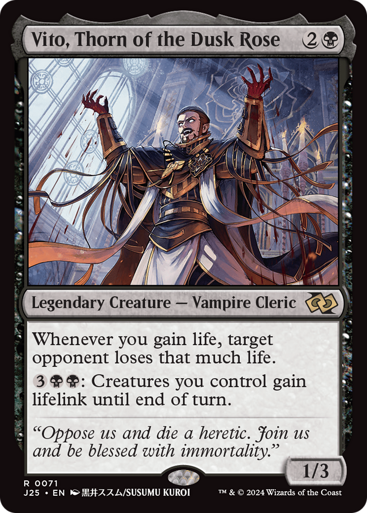Vito, Thorn of the Dusk Rose — 1/2