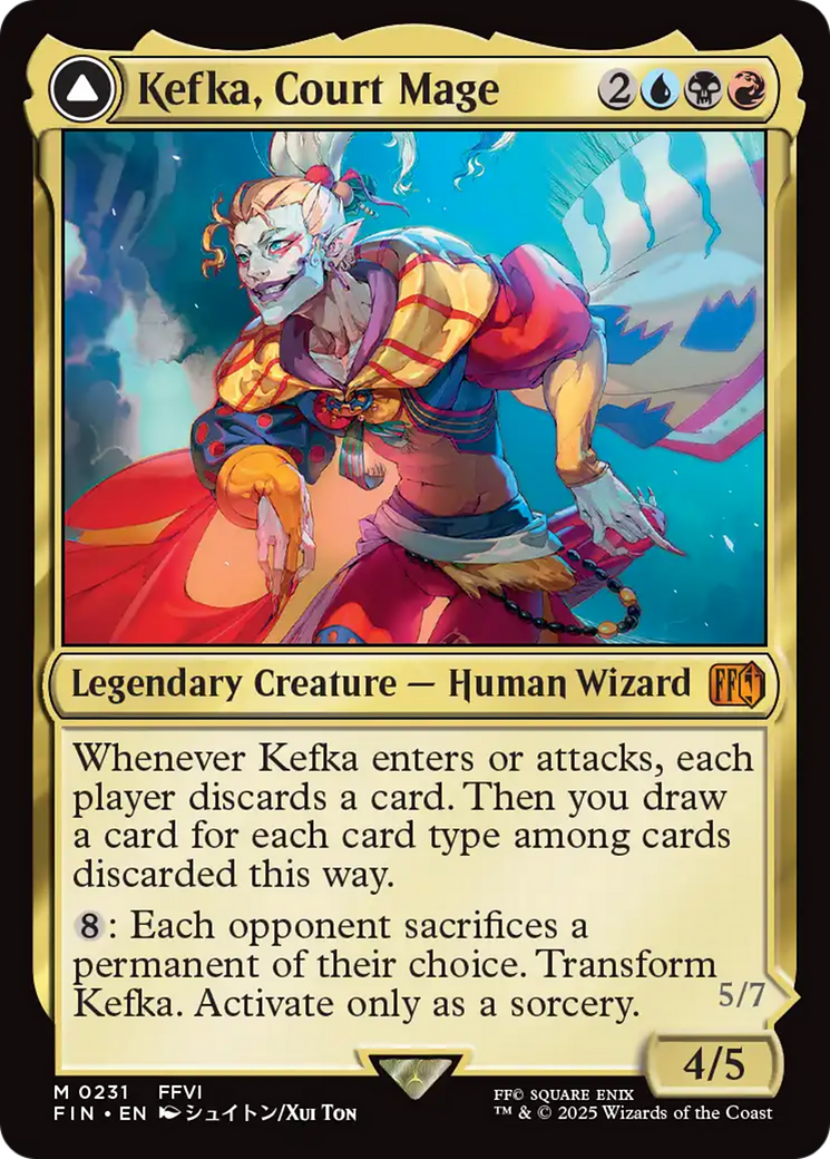 Kefka, Court Mage // Kefka, Ruler of Ruin — 1/2