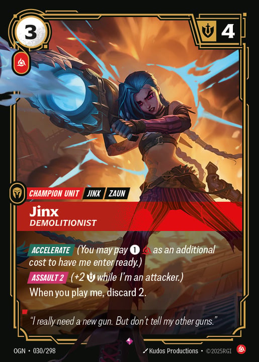 Jinx, Demolitionist — 1/2