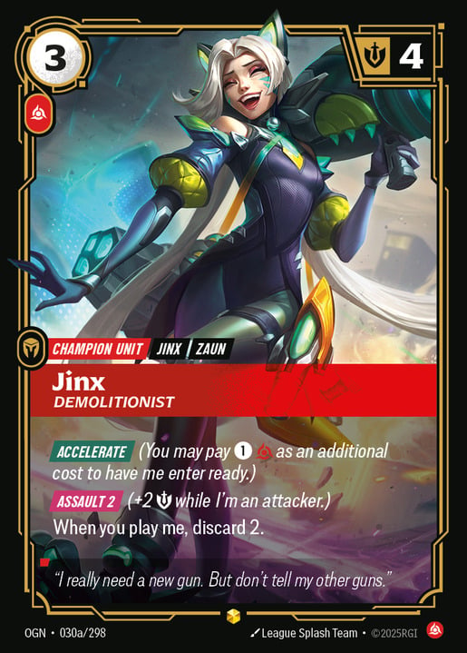 Jinx, Demolitionist — 1/2