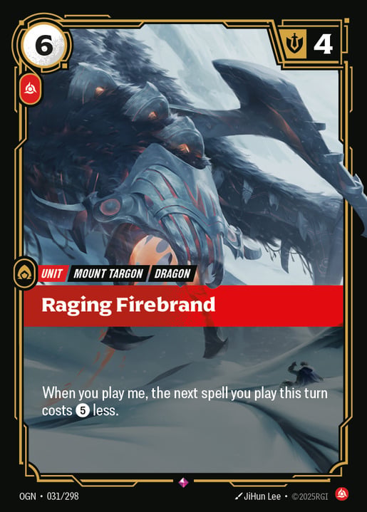 Raging Firebrand — 1/2