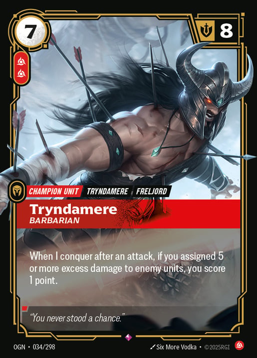 Tryndamere, Barbarian — 1/2