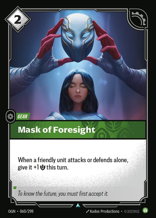 Mask of Foresight — 1/2