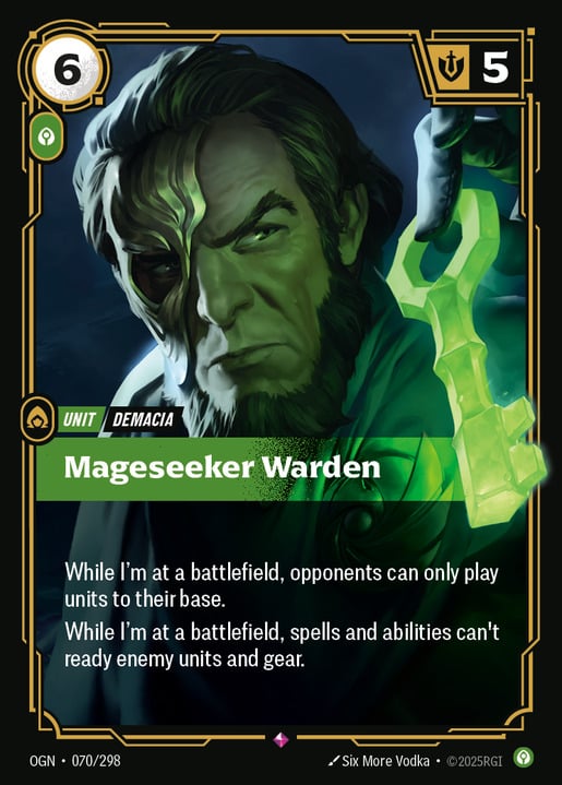 Mageseeker Warden — 1/2