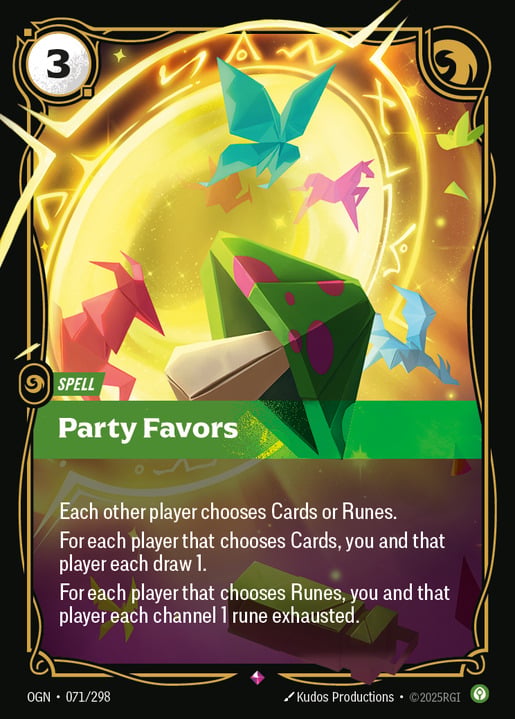 Party Favors — 1/2