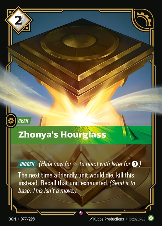 Zhonya's Hourglass — 1/2