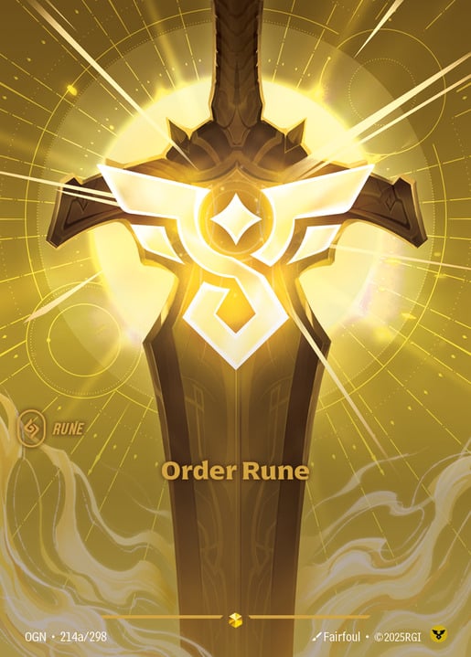 Order Rune — 1/2