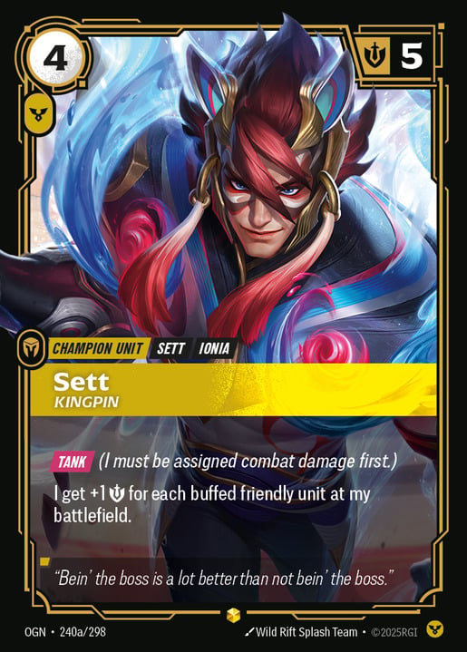 Sett, Kingpin