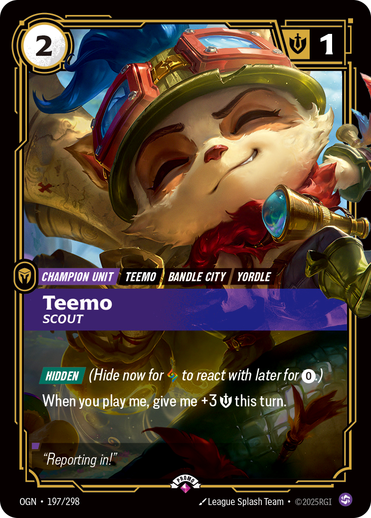 Teemo, Scout — 1/2