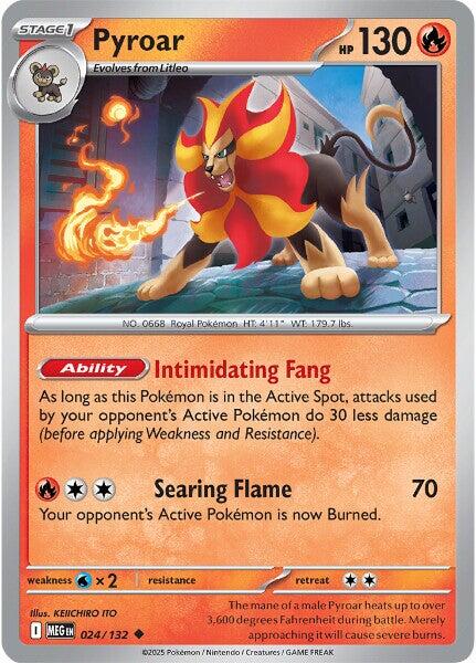 Pyroar [Intimidating Fang | Searing Flame]