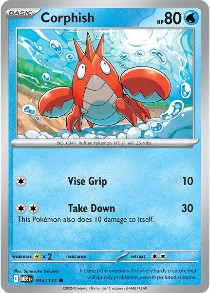 Corphish [Vise Grip | Take Down]