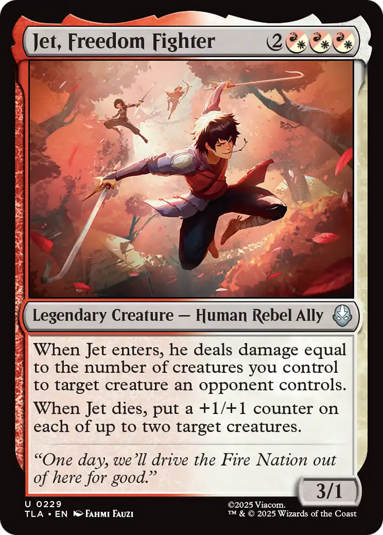 Jet, Freedom Fighter