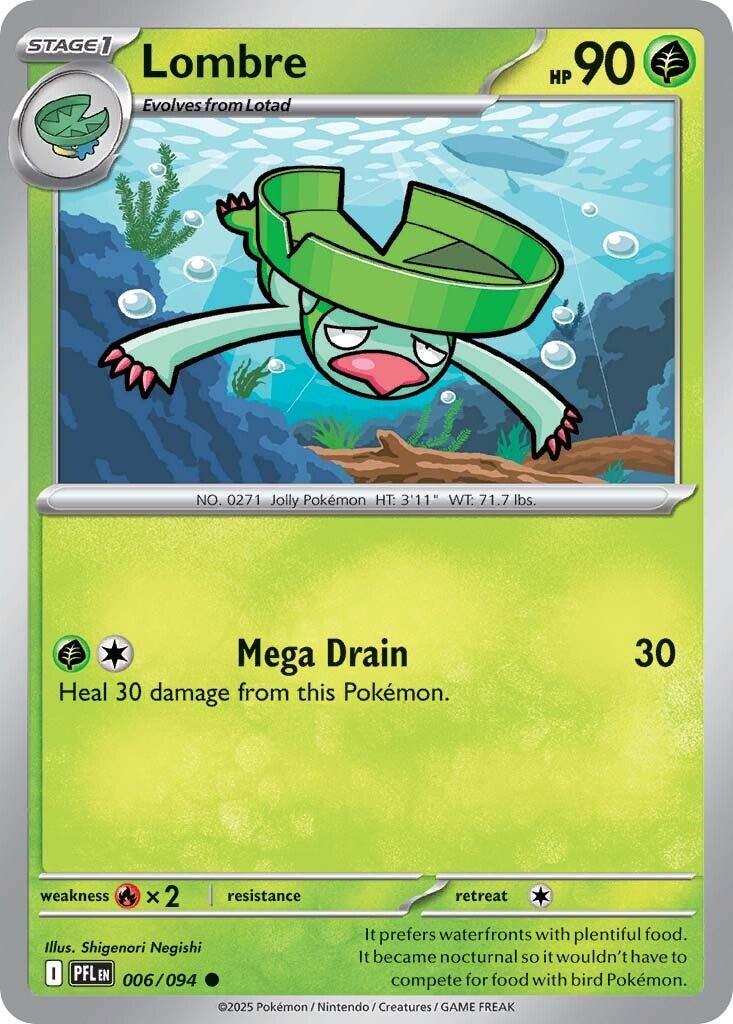 Lombre [Mega Drain]