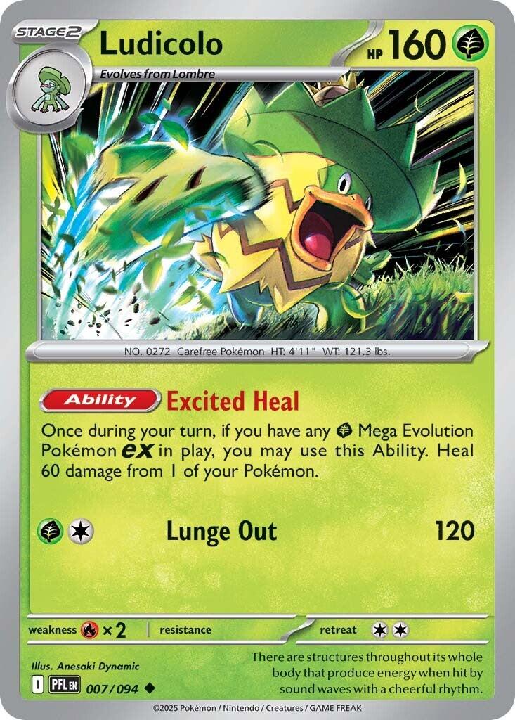 Ludicolo [Excited Heal | Lunge Out]