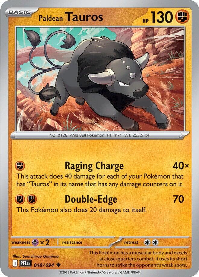 Paldean Tauros [Raging Charge | Double-Edge]