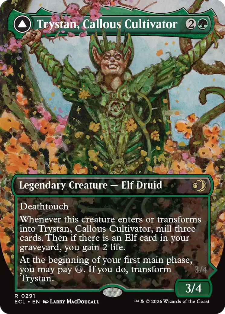 Trystan, Callous Cultivator // Trystan, Penitent Culler