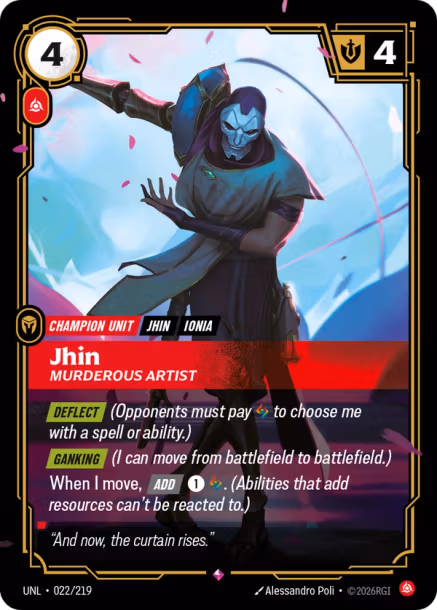 Jhin, Murderous Artist