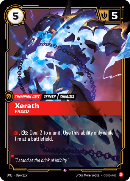 Xerath, Freed