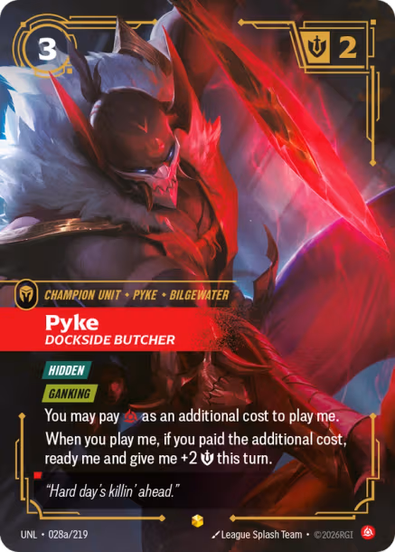 Pyke, Dockside Butcher