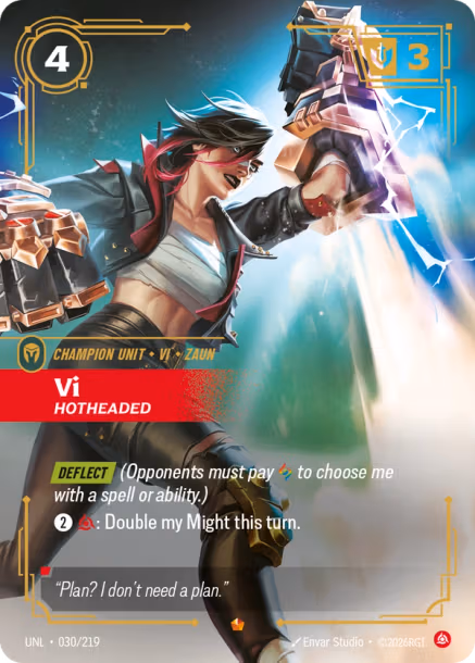 Vi, Hotheaded