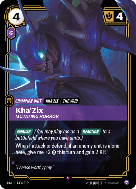 Kha’Zix, Mutating Horror