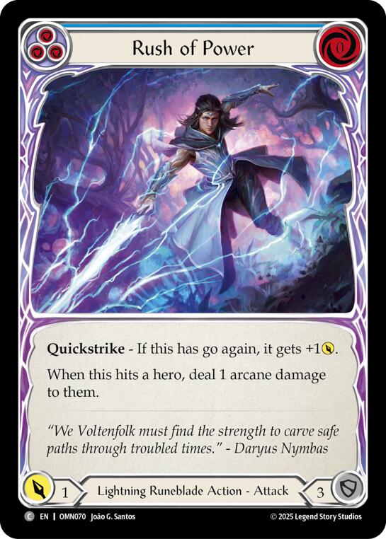 Rush of Power (Blue)