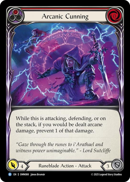 Arcanic Cunning (Red) — 1/2
