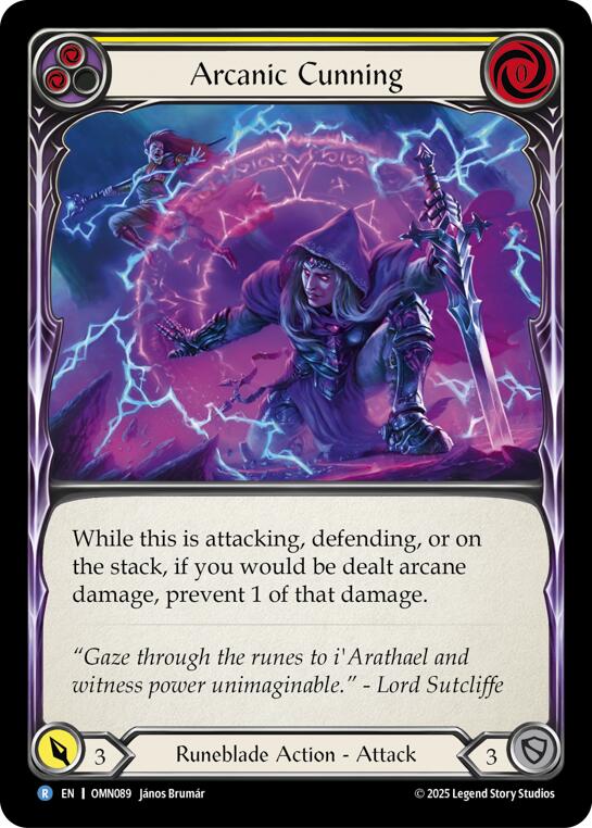 Arcanic Cunning (Yellow) — 1/2