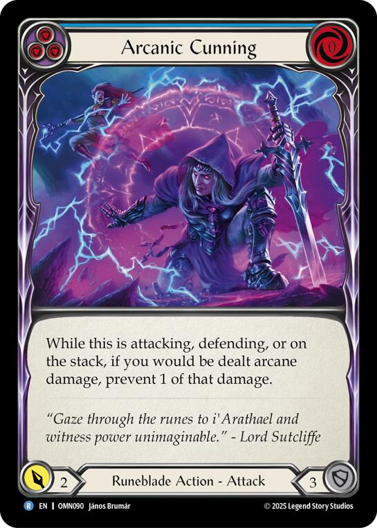 Arcanic Cunning (Blue) — 1/2
