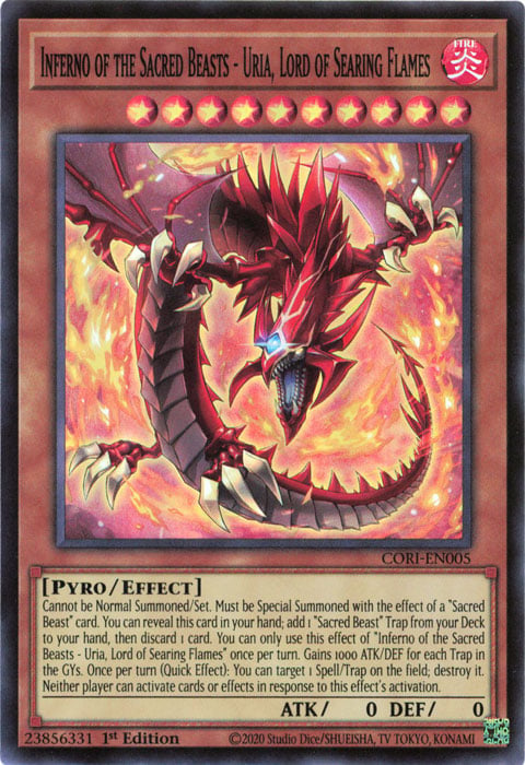 Inferno of the Sacred Beasts – Uria, Lord of Searing Flames