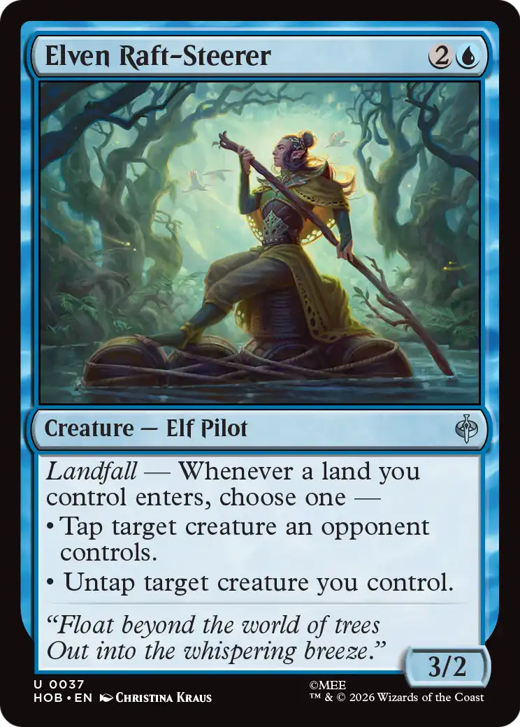 Elven Raft-Steerer