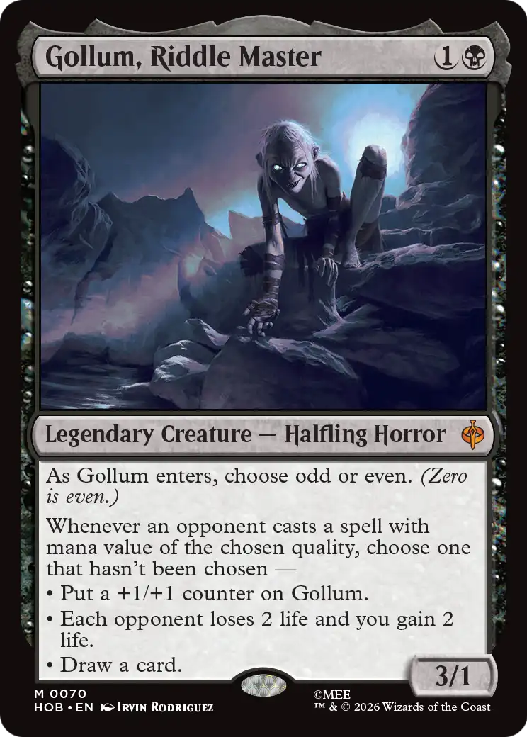 Gollum, Riddle Master