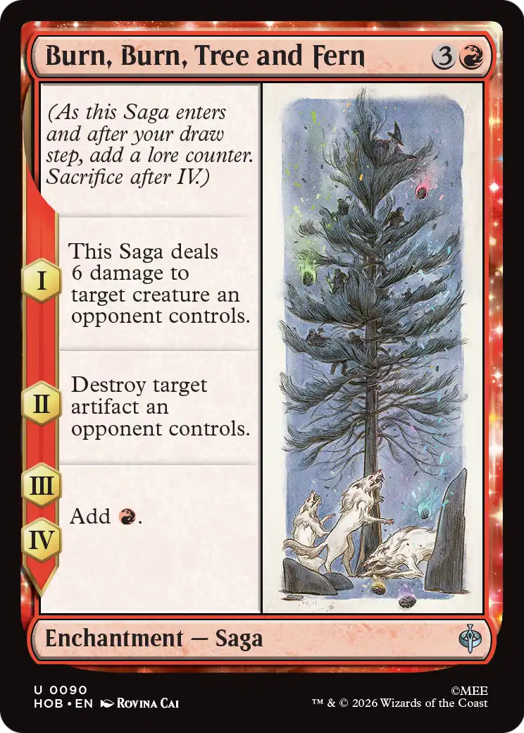 Burn, Burn, Tree and Fern