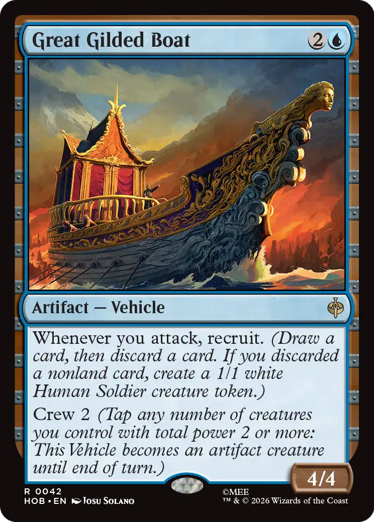 Great Gilded Boat
