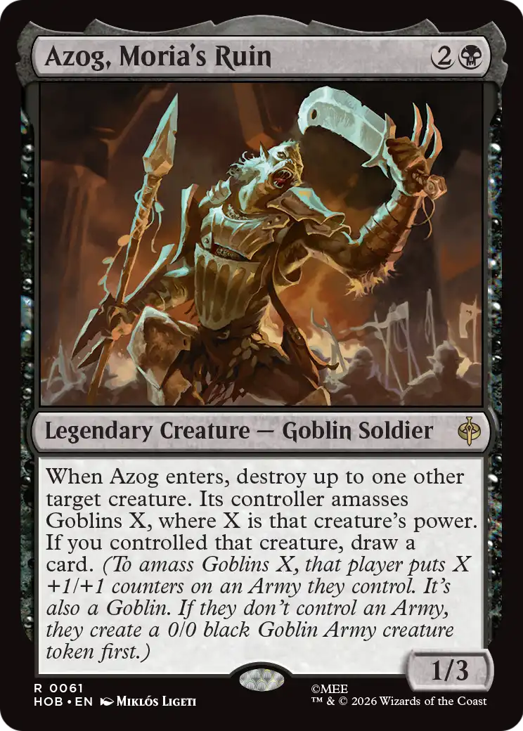 Azog, Moria's Ruin