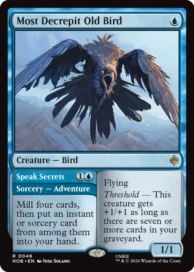 Most Decrepit Old Bird // Speak Secrets