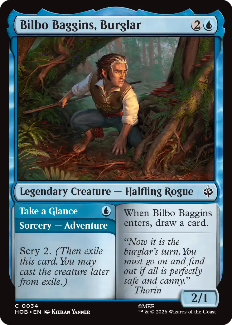 Bilbo Baggins, Burglar // Take a Glance